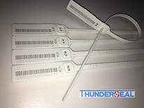 Readable Bar code security plastic seal