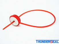 plastic lead seal with metal locking