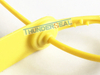 Round tail plastic strap seal with high strength